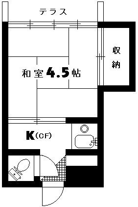 鈴木荘の間取り