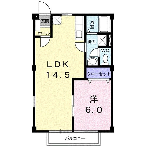 ニューシティヒラタＡの間取り