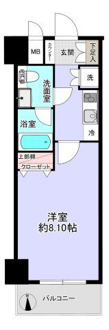 プレール・ドゥーク秋葉原Ⅱの間取り