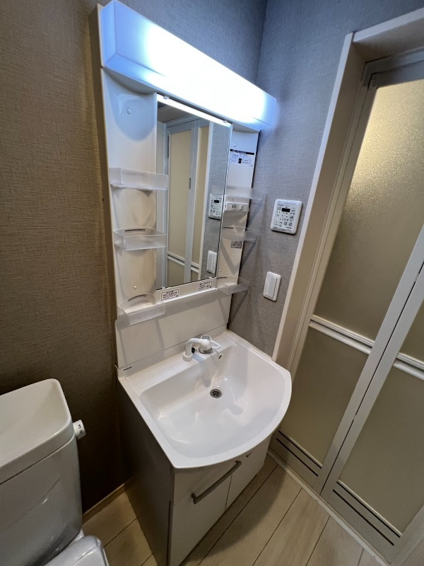 狭山市新狭山２丁目のアパートの洗面所