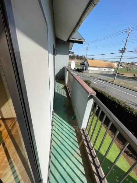 前橋市鶴が谷町中古住宅のバルコニー