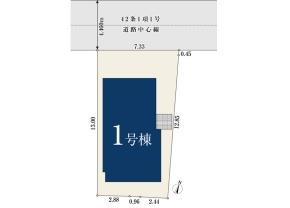 横浜市戸塚区矢部町の新築一戸建の区画図|限定1棟の販売です！
お気軽にお問合せ下さい！