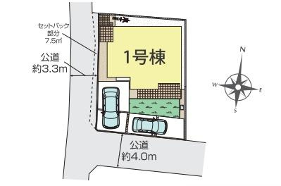 横浜市泉区中田西３丁目の新築一戸建の区画図|角地の為、陽当たり良好です！
お気軽にお問合せ下さい。