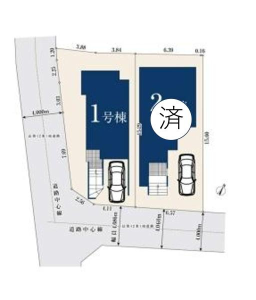 横浜市磯子区森が丘１丁目の新築一戸建の区画図|最終1棟の販売です！
お気軽にお問合せ下さい！