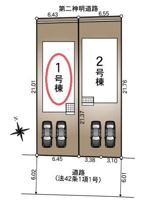 【区画図】 | クレイドルガーデン神戸市垂水区清水が丘第３ | 区画図