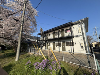 【外観】 | パルテール　アミーゴ | 神社の桜が満開です！