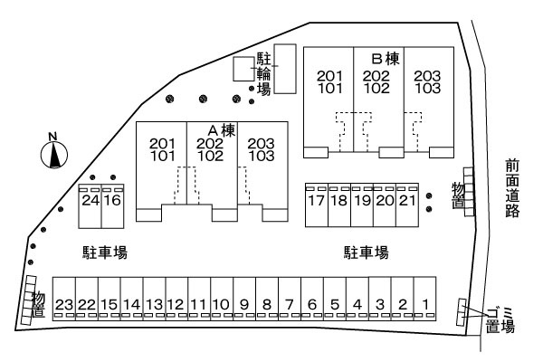 スタッグ　ビートル　Ｂの区画図