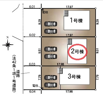 【区画図】 | クレイドルガーデン小野市神明町第１０ | 区画図