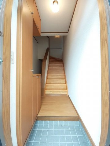 メゾンフルールＢの玄関