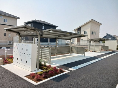 【その他共用部分】 | ミライズホーム多門寺　ＷＥＳＴ | 駐輪場です
宅配ボックス完備です