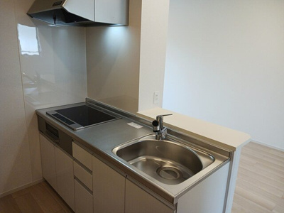 【キッチン】 | ミライズホーム多門寺　ＷＥＳＴ | コンパクトなキッチンで掃除もラクラク