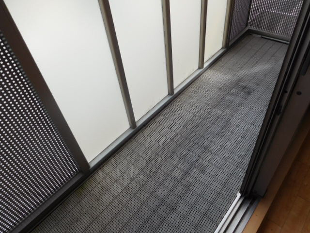コンフォート大島Ⅳ B棟のバルコニー