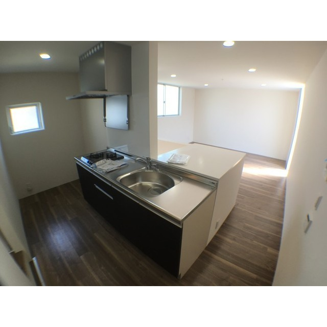 久留米市合川町のアパートの居間・リビング