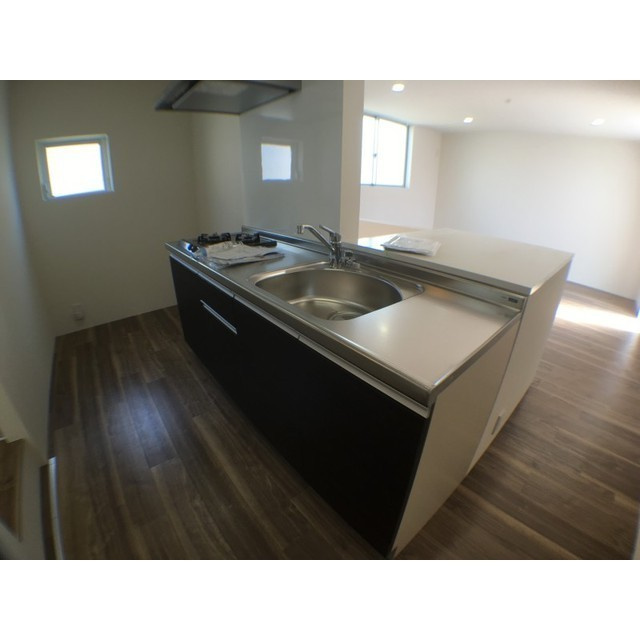 久留米市合川町のアパートのキッチン