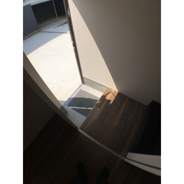 久留米市合川町のアパートの玄関