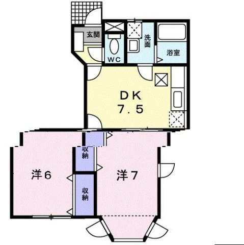 シャルマンⅠの間取り