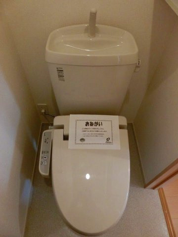 グランツ・ハウスⅢのトイレ|落ち着いた色調のトイレです