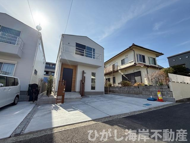 藤沢市辻堂東海岸1丁目　新築戸建　全3棟の前面道路含む現地写真|現地外観