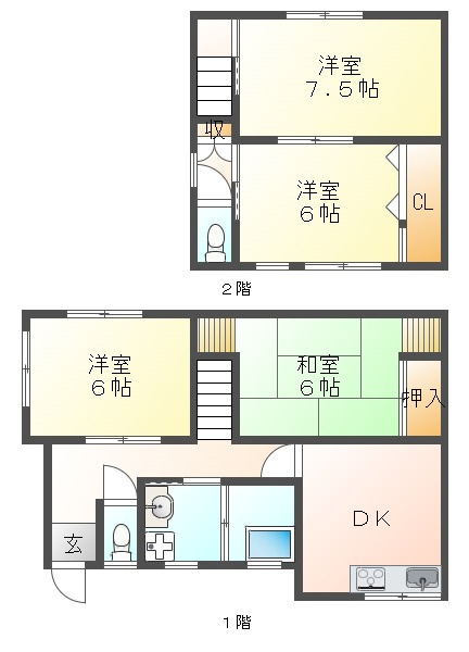 レシア星ヶ丘の間取り