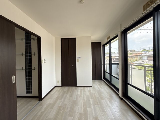 ハイツサンライフD棟の寝室