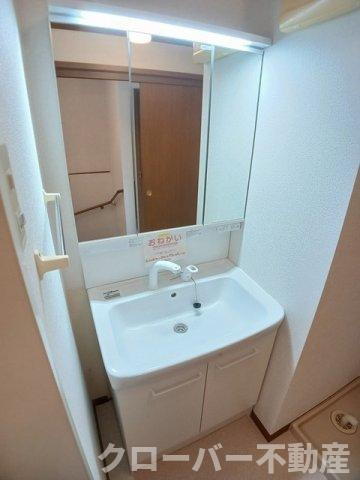 コーポフォレストⅡ　Ａの洗面所