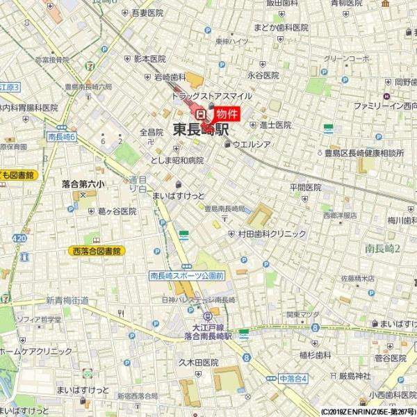 エミリブ東長崎の地図