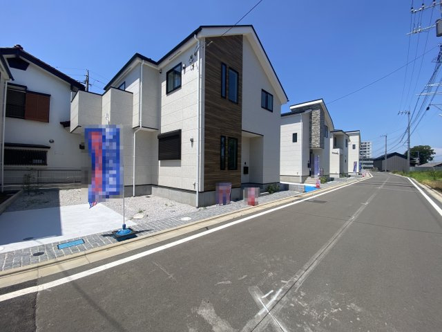 所沢市上安松9期の前面道路含む現地写真
