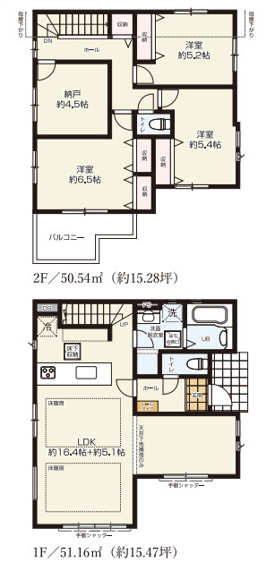 所沢市上安松9期の間取り
