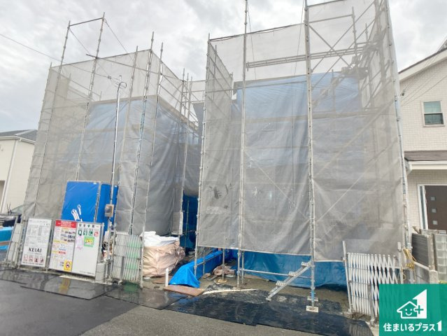 神戸市垂水区西舞子　第1期　新築一戸建ての外観|周辺は落ち着いた街並みの住宅地！子育てがしやすい住環境です！まだ未完成ですが、現地でしかわからない事もございます。是非一度ご覧ください。