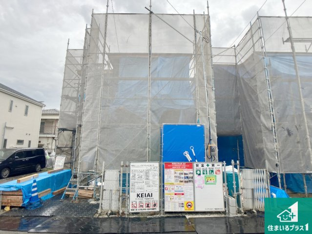 神戸市垂水区西舞子　第1期　新築一戸建ての外観|周辺は落ち着いた街並みの住宅地！子育てがしやすい住環境です！まだ未完成ですが、現地でしかわからない事もございます。是非一度ご覧ください。