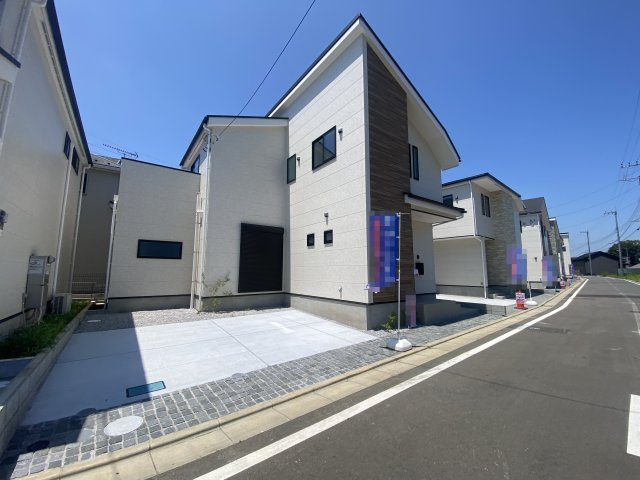 所沢市上安松9期の前面道路含む現地写真