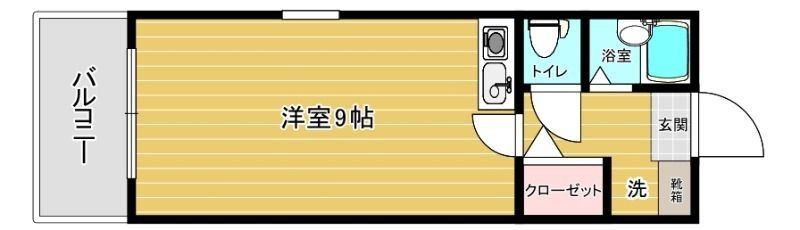 スリム藤崎Ⅰの間取り