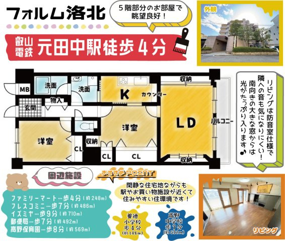 フォルム洛北の間取り