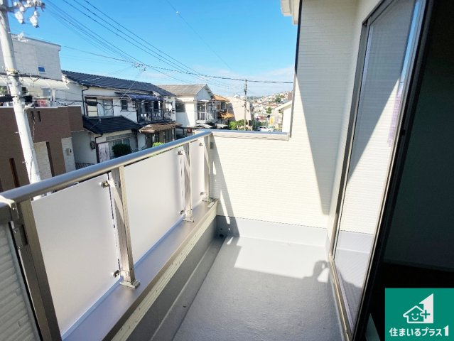 神戸市垂水区西舞子　第1期　新築一戸建てのバルコニー|日当たりのよいバルコニー！お部屋が開放的に！