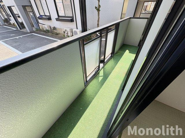 サンシャインハイツBのバルコニー