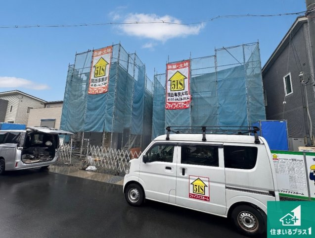 加古川市平岡町高畑　第3期　新築一戸建ての外観|現在建築中！落ち着いた街並みで新生活を始めることが出来そう！周辺の物件も併せてご紹介させて頂きます！