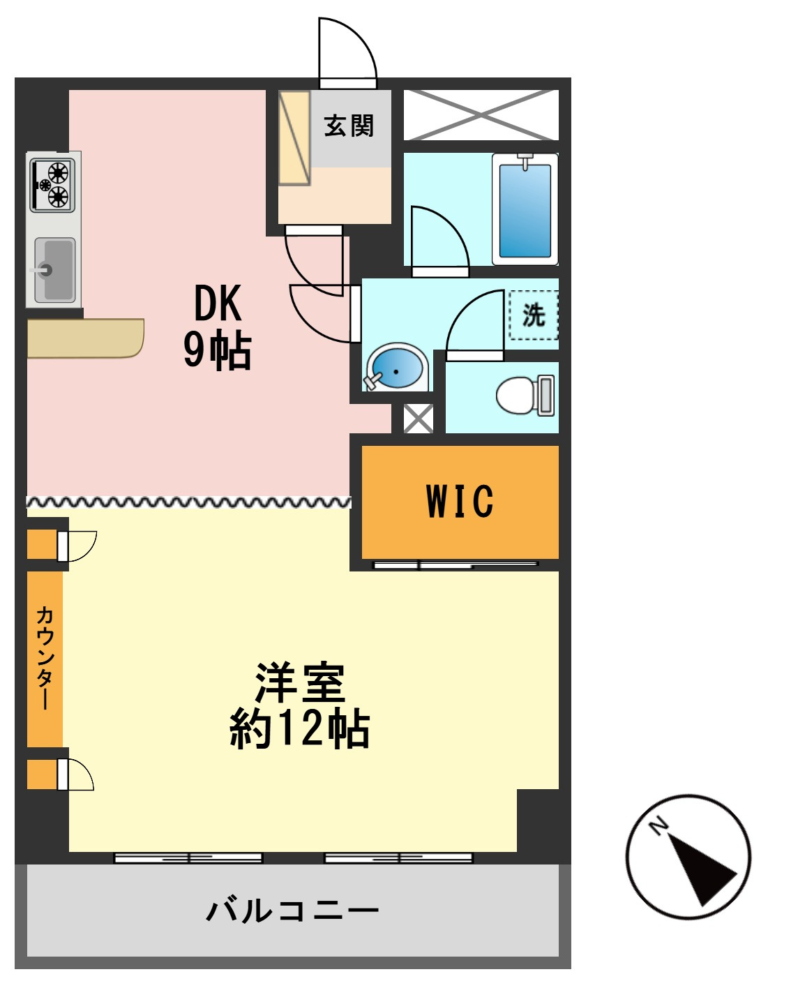 アルモニコンフォールの間取り