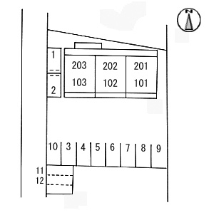 【駐車場】 | リバーサイド庄内