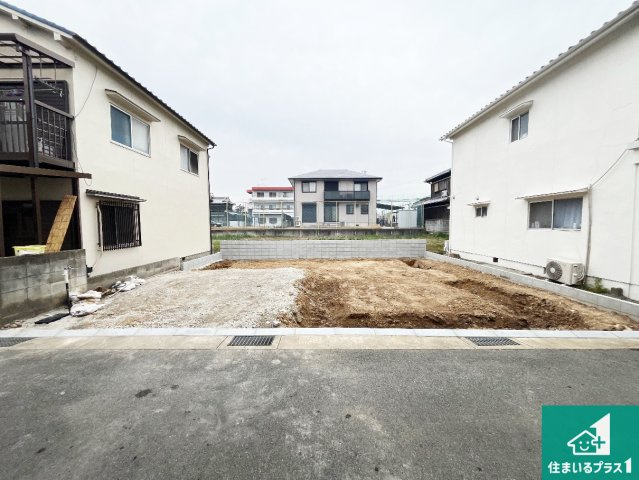 明石市魚住町清水　第4期　新築一戸建ての外観|周辺は落ち着いた街並みの住宅地！子育てがしやすい住環境です！まだ未完成ですが、現地でしかわからない事もございます。是非一度ご覧ください。