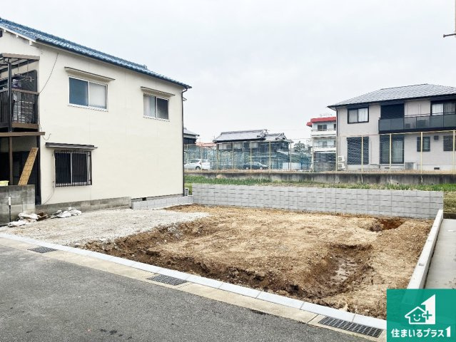 明石市魚住町清水　第4期　新築一戸建ての外観|周辺は落ち着いた街並みの住宅地！子育てがしやすい住環境です！まだ未完成ですが、現地でしかわからない事もございます。是非一度ご覧ください。
