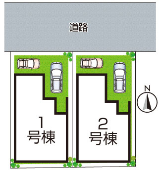 神戸市垂水区西舞子　第1期　新築一戸建ての区画図