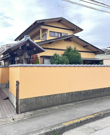 宇都宮市今宮２丁目　戸建の外観|外観横から