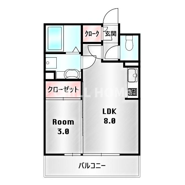 アンフルールの間取り|他社様掲載物件もまとめてご紹介、ご案内可能です(^^)/