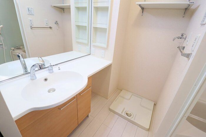 ルミウス　Aの独立洗面台|ワイドカウンター洗髪洗面化粧台