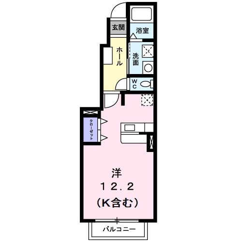 【間取り】 | エアリー谷口Ｂ