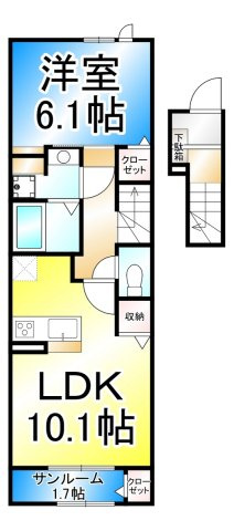 リンデンハイム　Ⅱの間取り
