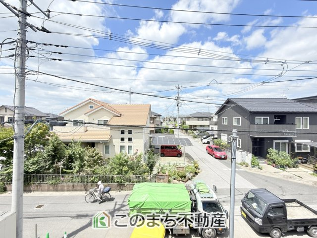 ブルーミングガーデン宇都宮市平松本町の展望|バルコニーからの眺めです♪