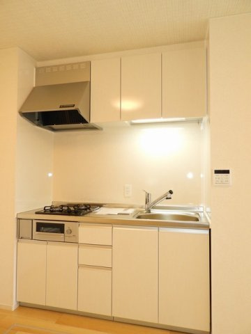 ブルー　ノトスのキッチン|きれいなキッチンです