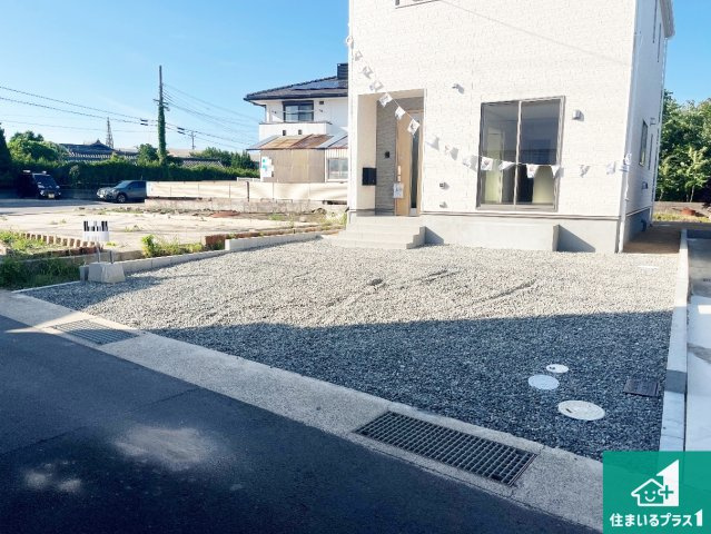 南あわじ市松帆檪田　第1期　新築一戸建ての駐車場|駐車スペース！散水栓があるので、こまめに愛車を洗えます！