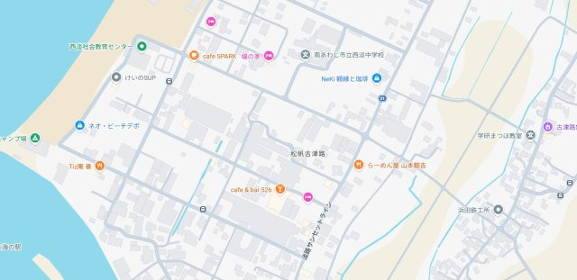 南あわじ市松帆檪田　第1期　新築一戸建ての地図